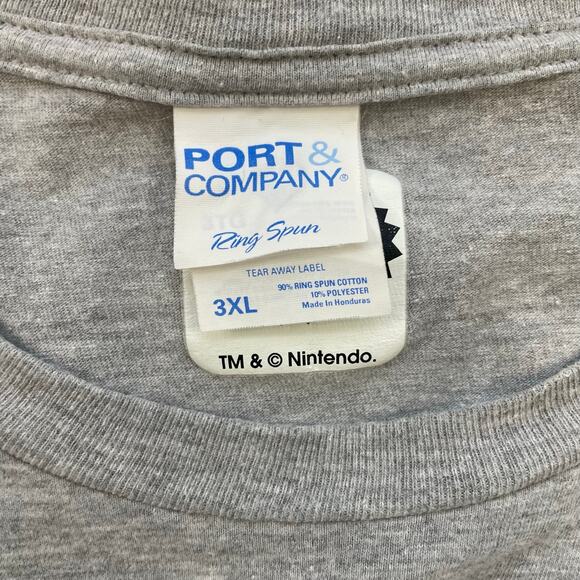 The Legend of Zelda Tri-Force Graphic Tee Gray 3XL Nintendo Official Licensed - Picture 3 of 9